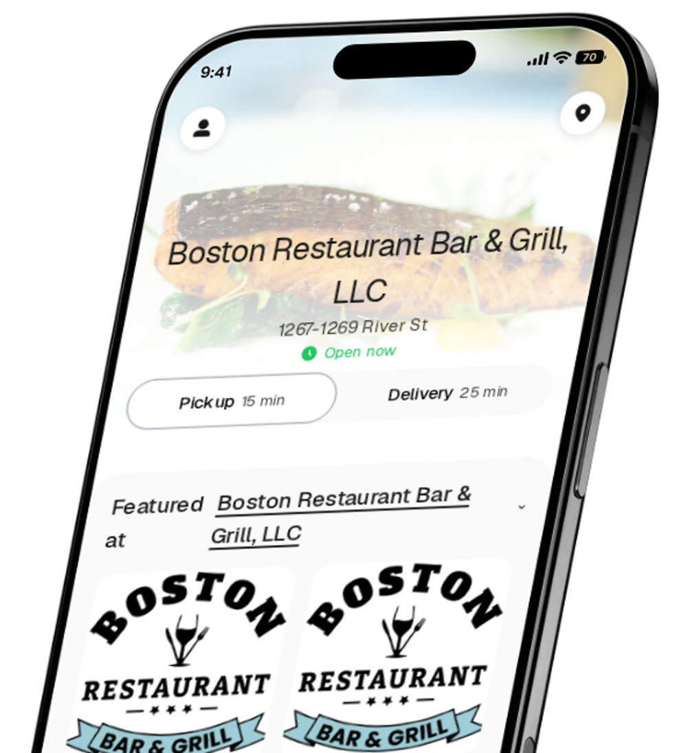 Boston Restaurant Bar & Grill, LLC app preview